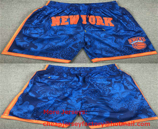 Men's New Yok Knicks Royal Shorts