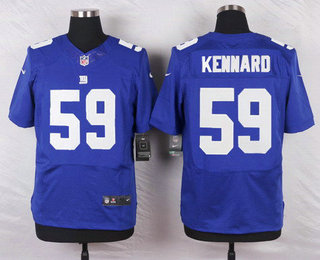 Men's New York Giants #59 Devon Kennard Royal Blue Team Color NFL Nike Elite Jersey