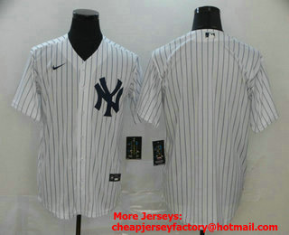 Men's New York Yankees Blank Stitched MLB Cool Base Nike Jersey