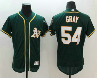 Men's Oakland Athletics #54 Sonny Gray Green 2016 Flexbase Baseball Jersey