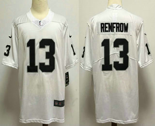 Men's Las Vegas Raiders #13 Hunter Renfrow White 2019 Vapor Untouchable Stitched NFL Nike Limited Jersey