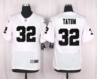 Men's Oakland Raiders #32 Jack Tatum White Road Stitched NFL Nike Elite Jersey