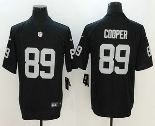 Men's Oakland Raiders #89 Amari Cooper Black 2017 Vapor Untouchable Stitched NFL Nike Limited Jersey