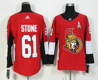 Men's Ottawa Senators #65 Erik Karlsson Red Home 2017-2018 Hockey Stitched NHL Jersey