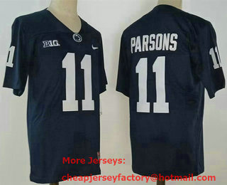 Men's Penn State Nittany Lions #11 Micah Parsons Navy Blue 2022 Vapor Untouchable Stitched Nike Jersey