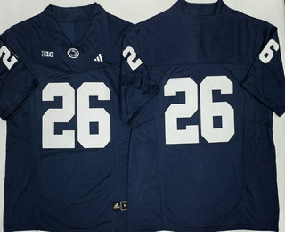 Men's Penn State Nittany Lions #26 Saquon Barkley Limited Without Name Navy FUSE 2026 College Football Jersey