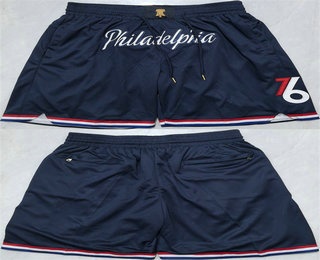 Men's Philadelphia 76ers Navy Swingman Shorts