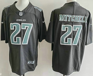 Men's Philadelphia Eagles #27 Quinyon Mitchell Limited Black Fashion Vapor Jersey