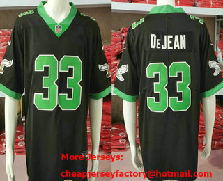 Men's Philadelphia Eagles #33 Cooper DeJean Limited Black Vapor Jersey