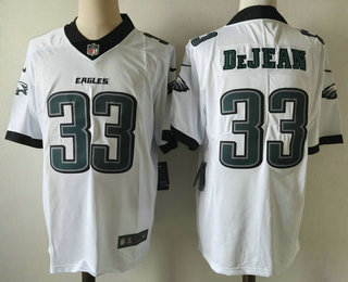 Men's Philadelphia Eagles #33 Cooper DeJean Limited White Vapor Jersey