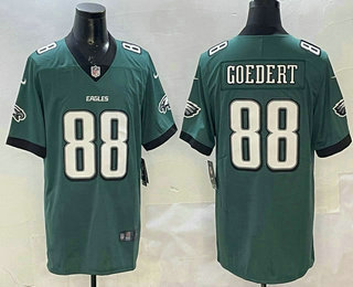 Men's Philadelphia Eagles #88 Dallas Goedert Midnight Green Vapor Limited Jersey