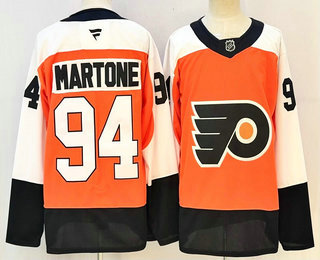 Men's Philadelphia Flyers #94 Porter Martone Orange Authentic Jersey