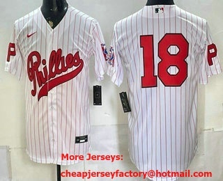 Men's Philadelphia Phillies #18 Didi Gregorius White 2026 Field of Dreams Stadium Stitched Jersey