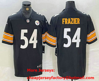 Men's Pittsburgh Steelers #54 Zach Frazier Black Vapor Untouchable Limited Stitched Jersey