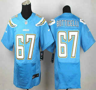 Men's San Diego Chargers #67 Cameron Botticelli 2013 Nike Light Blue Elite Jersey