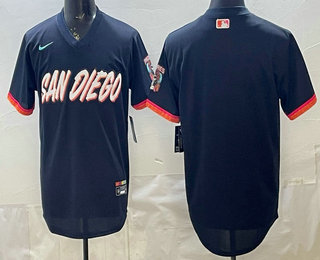 Men's San Diego Padres Blank Black 2026 City Connect Stadium Jersey