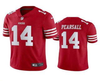 Men's San Francisco 49ers #14 Ricky Pearsall Red 2024 Vapor Untouchable Limited Stitched Football Jersey