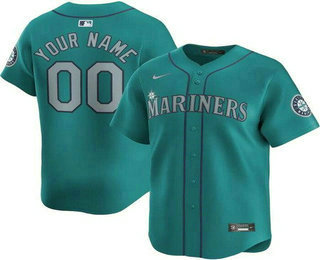 Men's Seattle Mariners Customized Aqual Limited Jersey