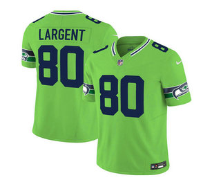 Men's Seattle Seahawks #80 Steve Largent 2023 FUSE Green Limited Stitched Jersey