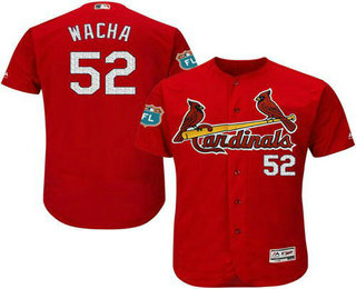 Men's St. Louis Cardinals #52 Michael Wacha Red 2016 Flexbase Baseball Jersey