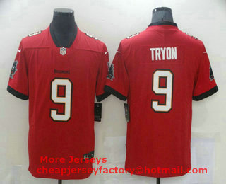 Men's Tampa Bay Buccaneers #9 Joe Tryon Red 2021 NEW Vapor Untouchable Stitched NFL Nike Limited Jersey