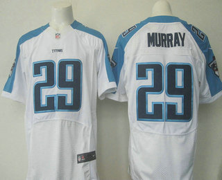 Men's Tennessee Titans #29 DeMarco Murray White Road NFL Nike Elite Jersey