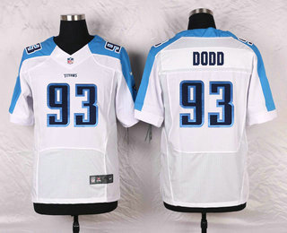 Men's Tennessee Titans #93 Kevin Dodd White Road NFL Nike Elite Jersey