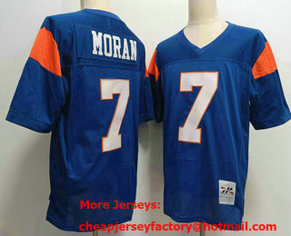 Men's The Movie Blue Mountain State #7 Alex Moran Purple Football Jersey