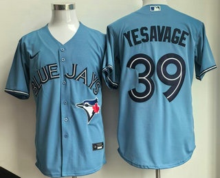 Men's Toronto Blue Jays #39 Trey Yesavage Light Blue Cool Base Jersey