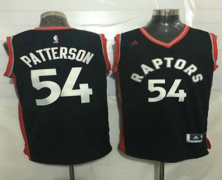 Men's Toronto Raptors #54 Patrick Patterson Revolution 30 Swingman New Black Jersey