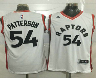 Men's Toronto Raptors #54 Patrick Patterson Revolution 30 Swingman New White Jersey