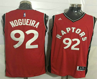 Men's Toronto Raptors #92 Lucas Nogueira Revolution 30 Swingman New Red Jersey