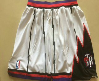 Men's Toronto Raptors White Swingman Shorts