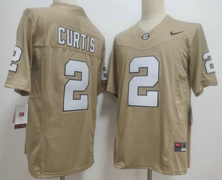 Men's Vanderbilt Commodores #2 Jared Curtis Limited Yellow FUSE College Football Jersey