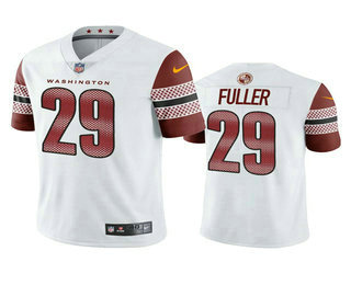 Men's Washington Commanders #29 Kendall Fuller White Vapor Untouchable Stitched Football Jersey