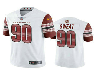 Men's Washington Commanders #90 Montez Sweat White Vapor Untouchable Stitched Football Jersey
