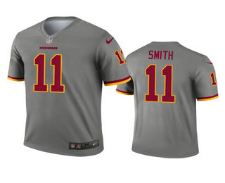 Men's Washington Redskins #11 Alex Smith Gray Inverted Legend Jersey