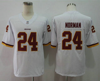 Men's Washington Redskins #24 Josh Norman White 2017 Vapor Untouchable Stitched NFL Nike Limited Jersey