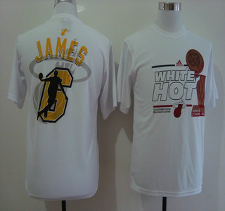 Miami Heat #6 LeBron James 2013 NBA Finals Champions Locker Room T-Shirt