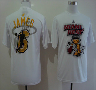 Miami Heat #6 LeBron James 2013 NBA Finals Champions Parade T-Shirt