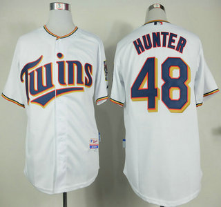 Minnesota Twins #15 Torii Hunter 2015 White Jersey