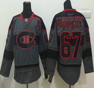 Montreal Canadiens #67 Max Pacioretty Charcoal Gray Jersey