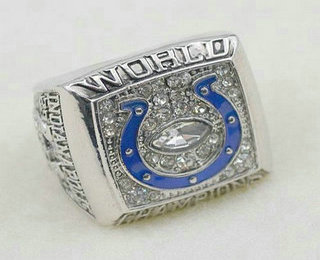 NFL Indianapolis Colts World Champions Silver Ring_3