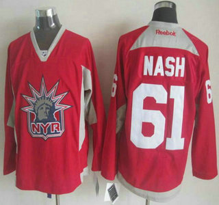 New York Rangers #61 Rick Nash 2014 NYR Training Red Jersey
