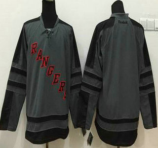 New York Rangers Blank Charcoal Gray Jersey