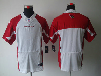 Nike Arizona Cardinals Blank White Elite Jersey