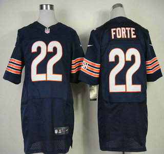 Nike Chicago Bears #22 Matt Forte Blue Elite Jersey