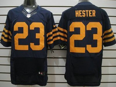 Nike Chicago Bears 23 Devin Hester Blue With Orange 2012 Nike NFL Elite Jersey