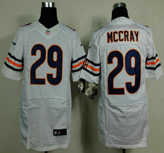 Nike Chicago Bears #29 Danny McCray White Elite Jersey