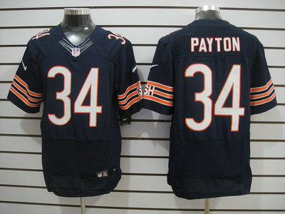 Nike Chicago Bears 34 Walter Payton Blue 2012 Nike NFL Elite Jersey